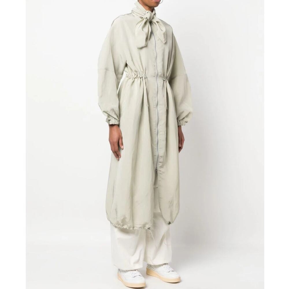 Rodebjer Leandra Over Coat Lightweight Jacket Clay Gray Grey NWT $550 XS Trench